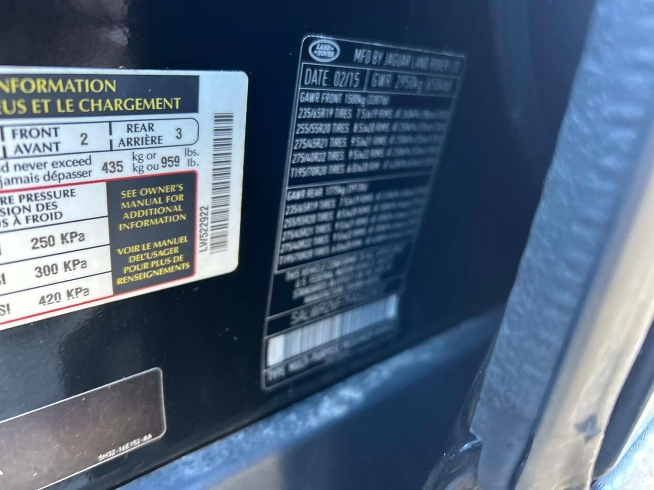 Land Rover Range Rover Sport  2015