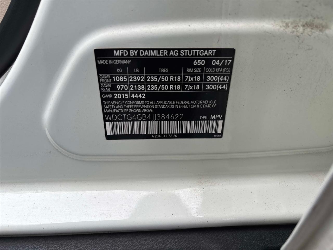 Mercedes-Benz GLA-Class  2018