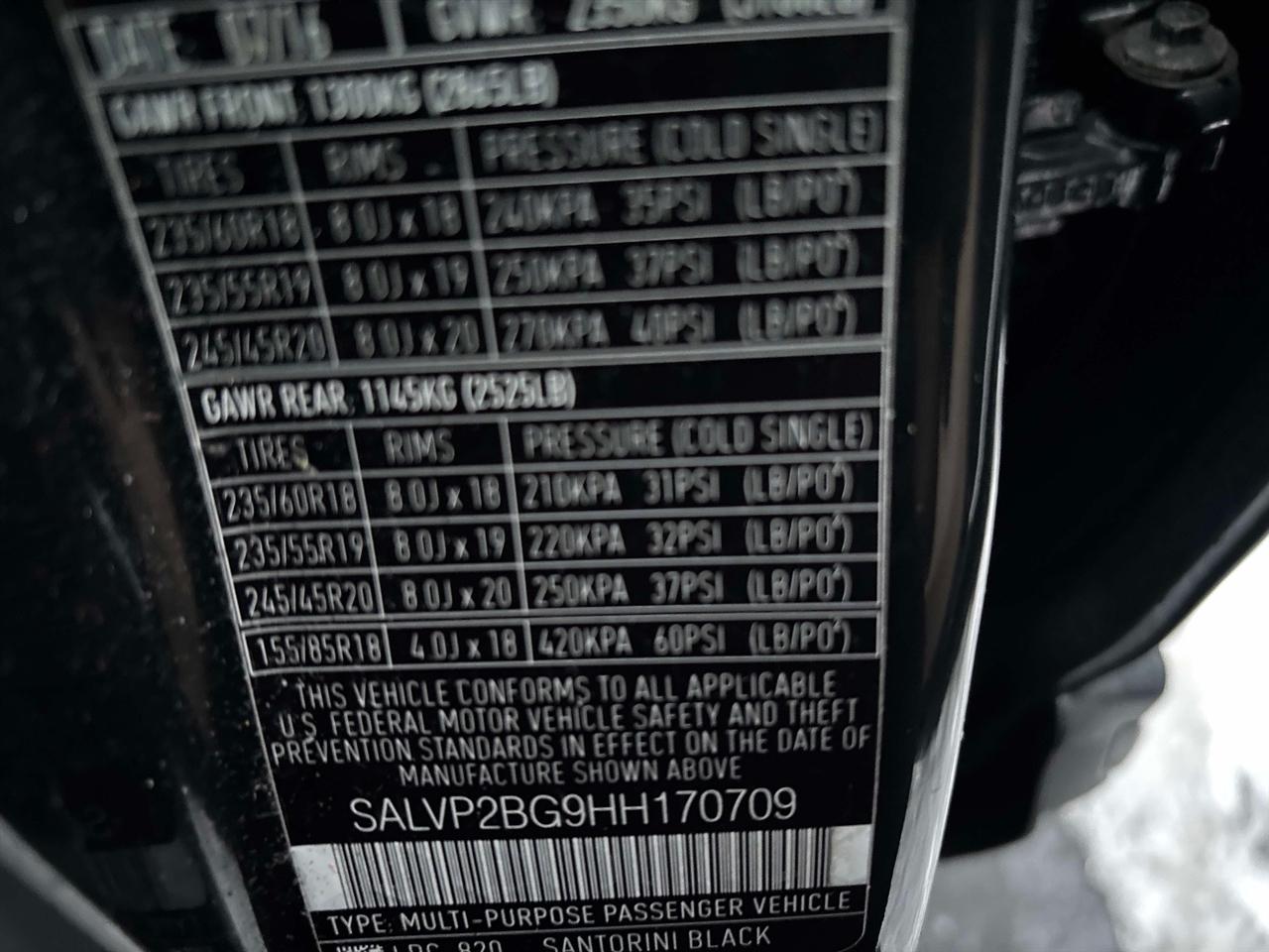 Land Rover Range Rover Evoque  2017