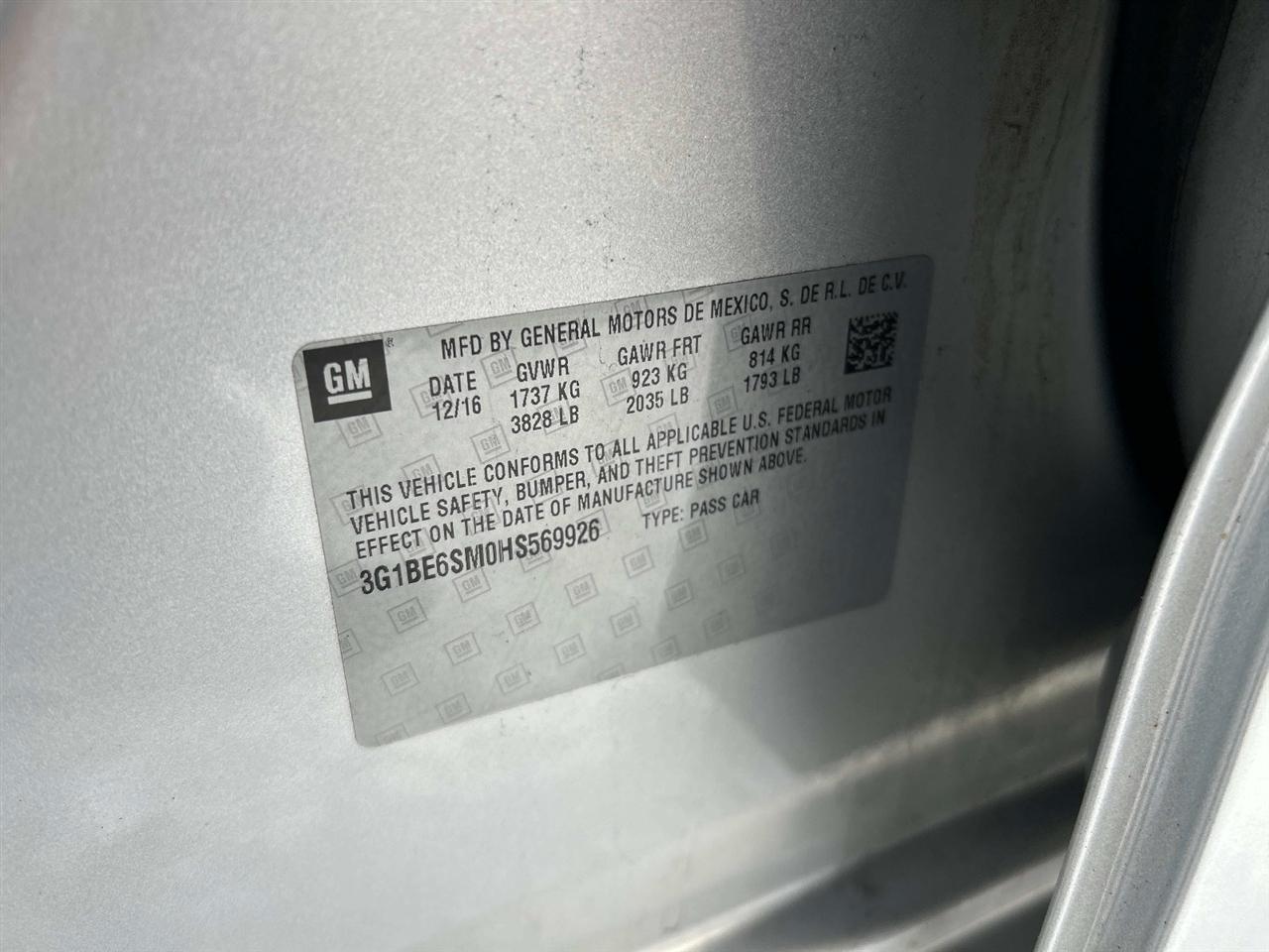 Chevrolet Cruze  2017