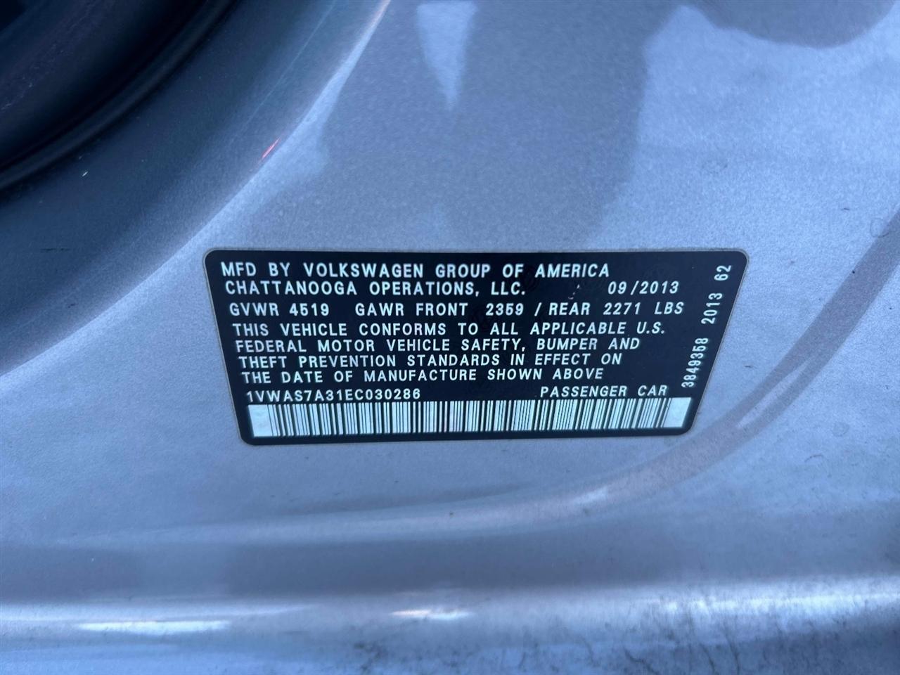 Volkswagen Passat  2014