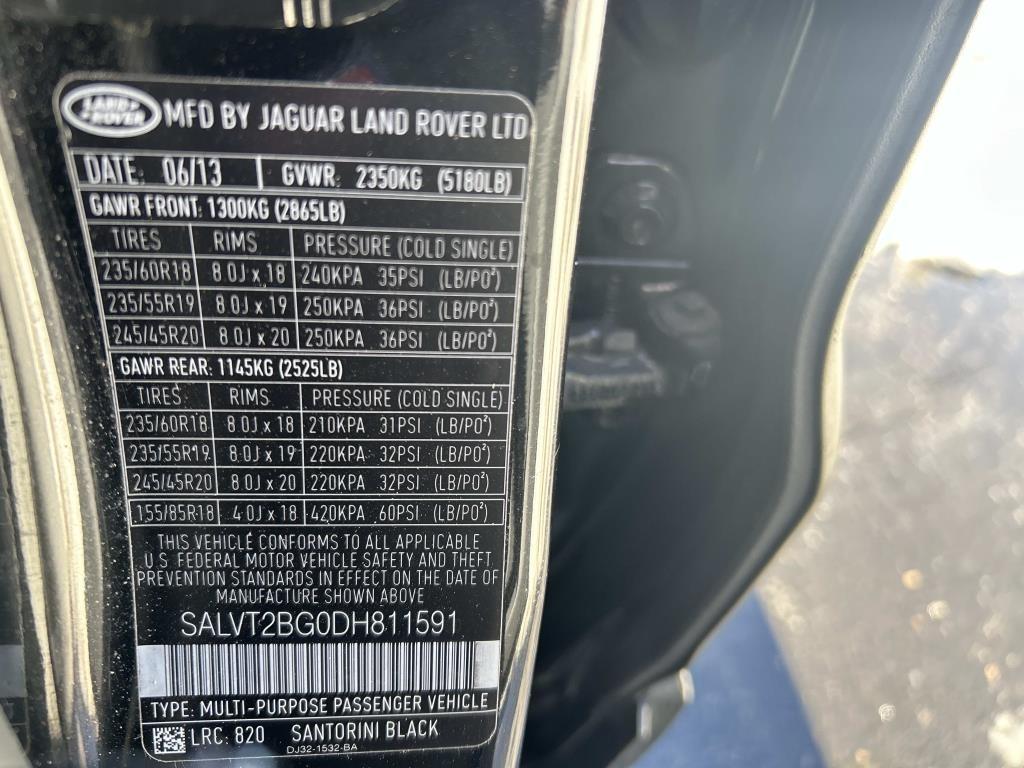 Land Rover Range Rover Evoque  2013