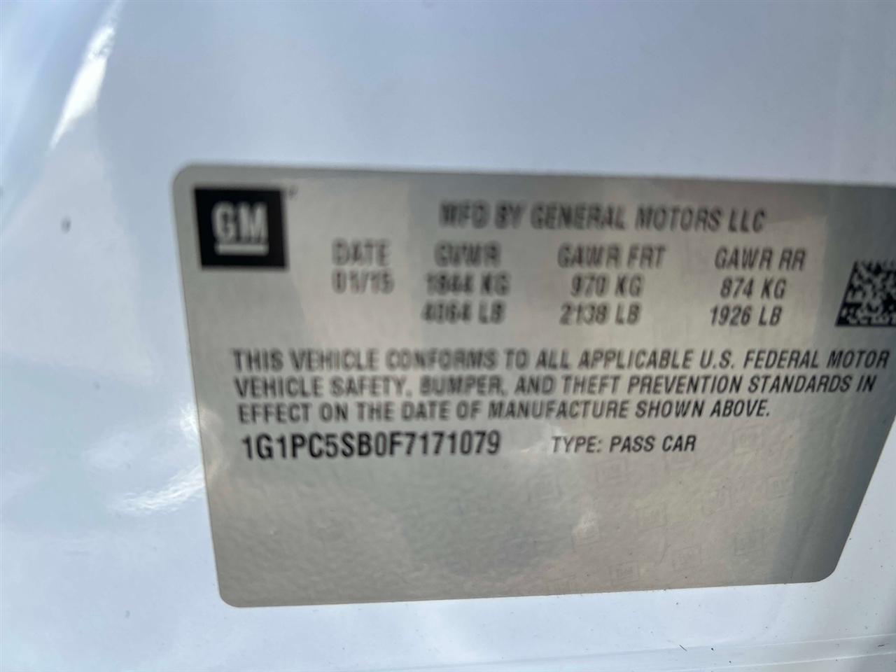 Chevrolet Cruze  2015