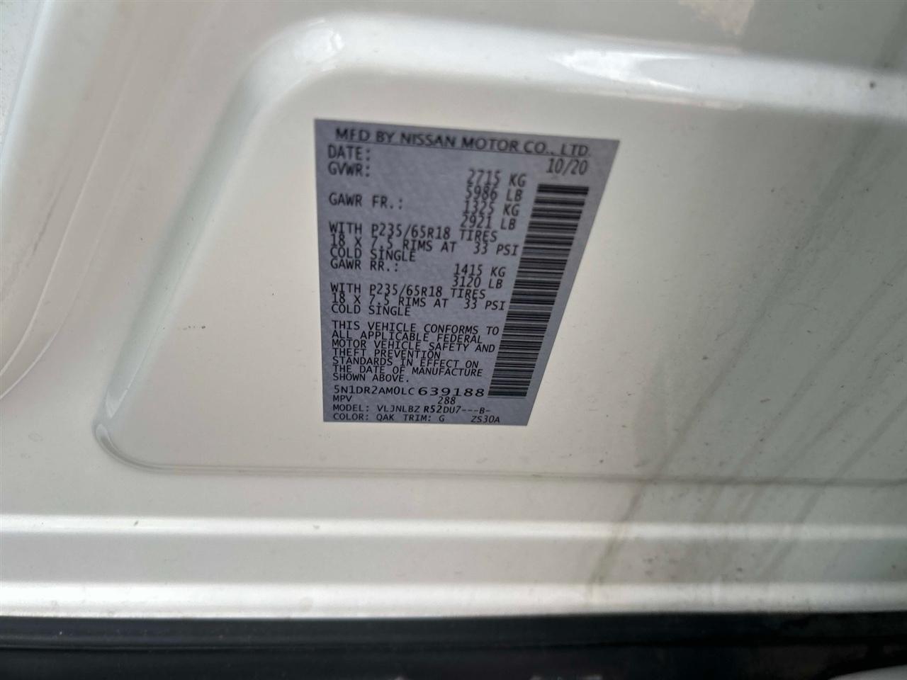 Nissan Pathfinder  2020