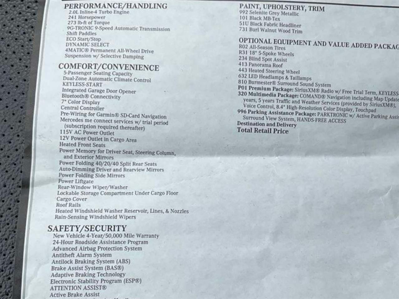 Mercedes-Benz GLC-Class  2019