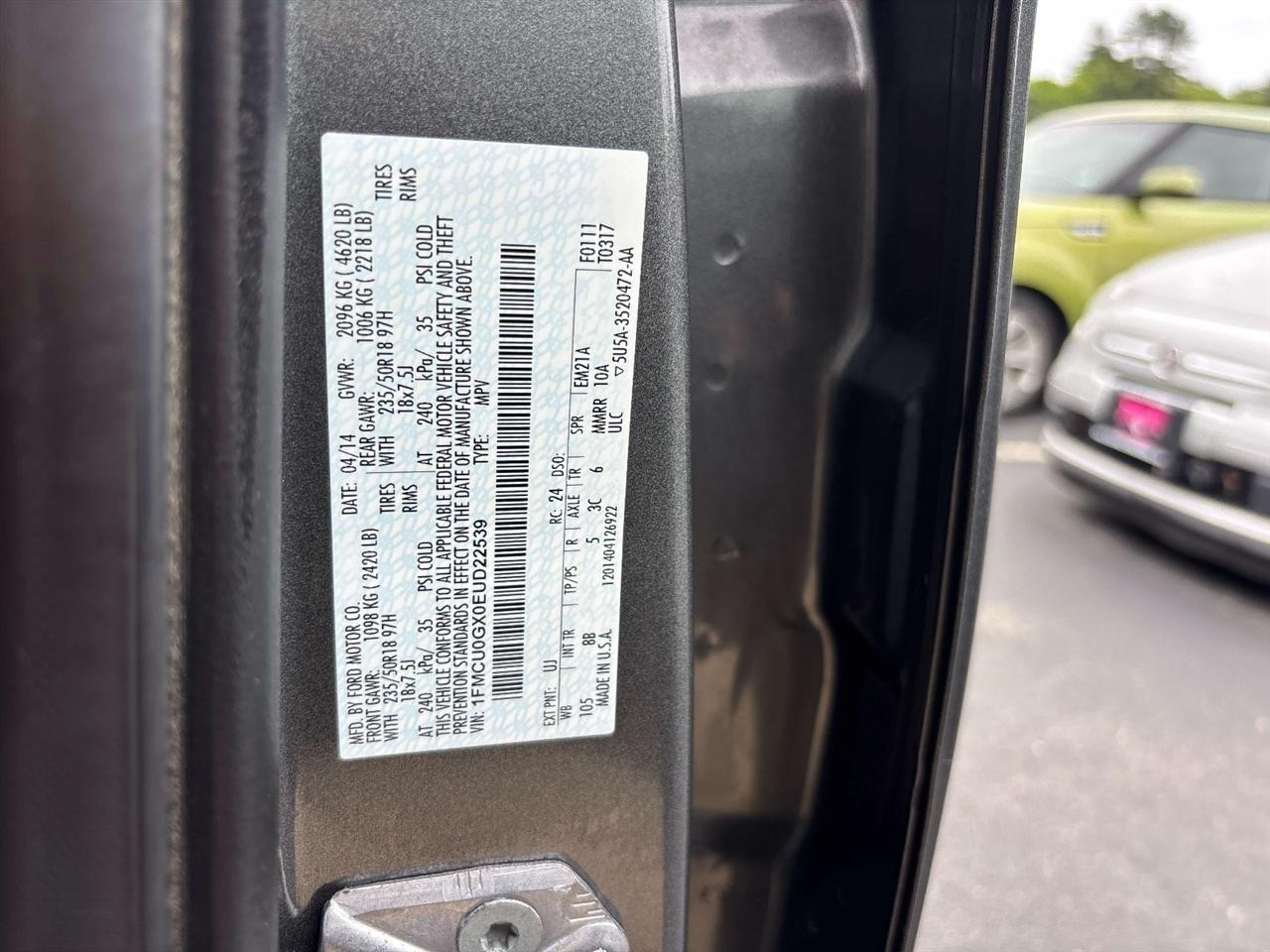 Ford Escape FWD 4dr SE 2014