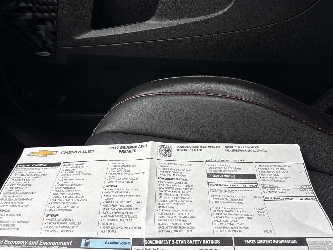 Chevrolet Equinox AWD 4dr Premier 2017