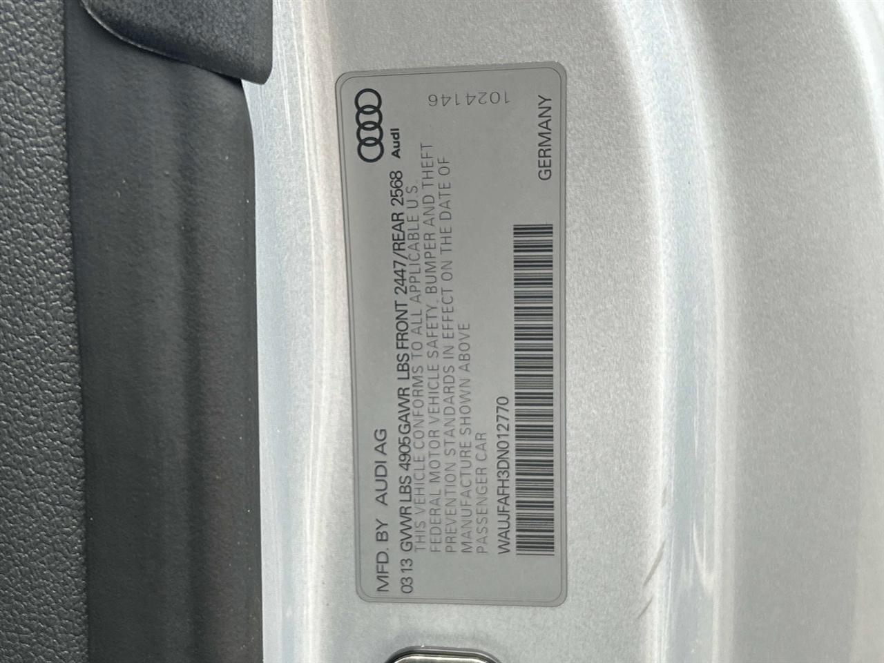 Audi A5 2dr Cabriolet Auto FrontTrak 2.0T Premium Plus 2013