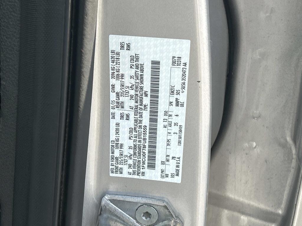 Ford Escape FWD 4dr S 2015