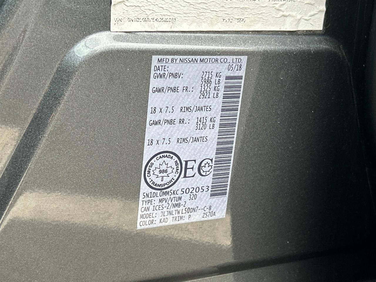 Infiniti QX60 PURE AWD 2019