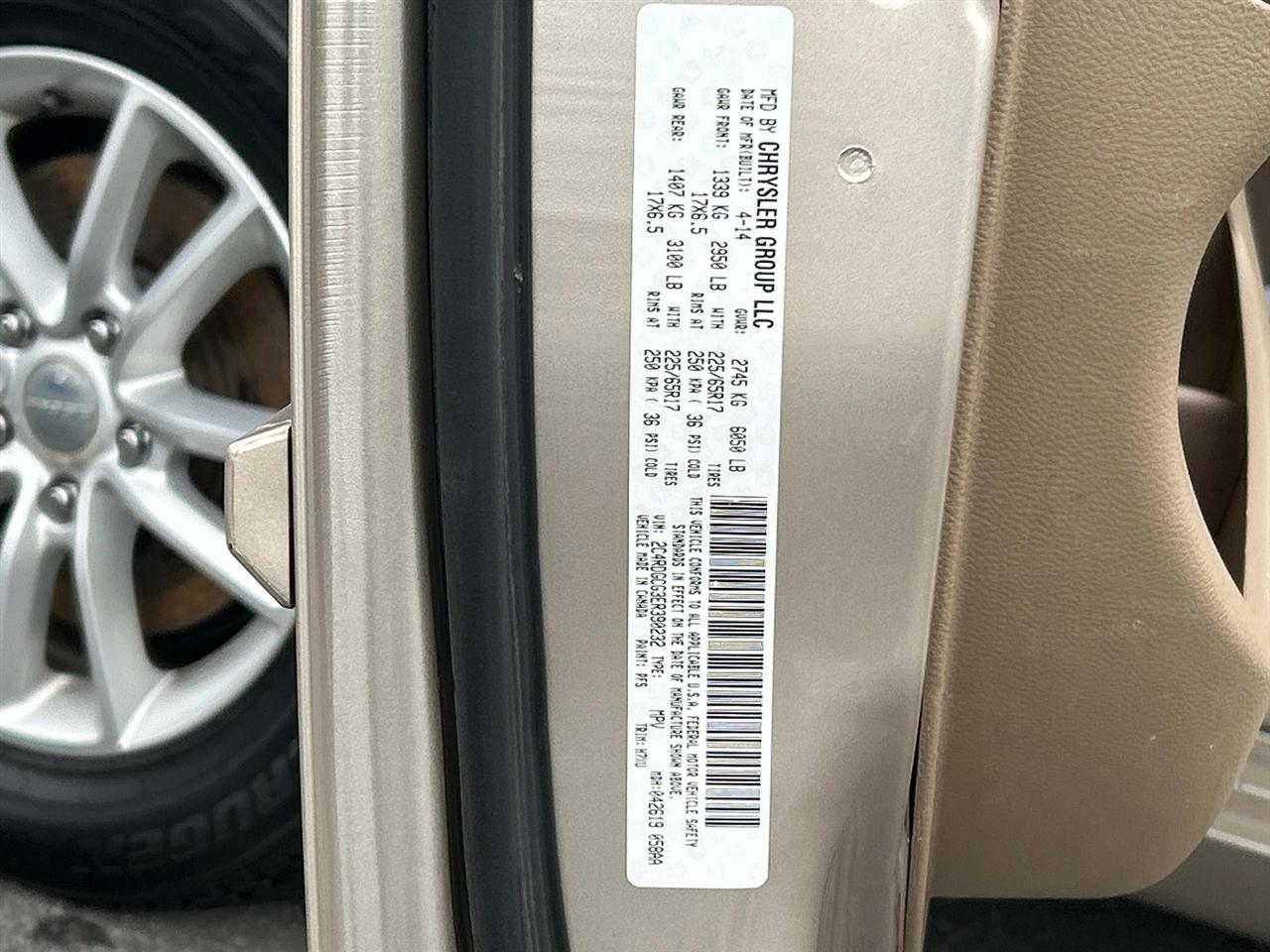 Dodge Grand Caravan 4dr Wgn SXT 2014