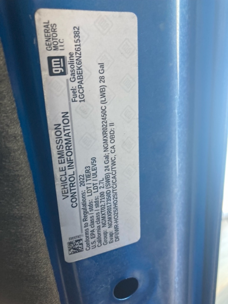 Chevrolet Silverado 1500 Custom Crew Cab 2WD 2022