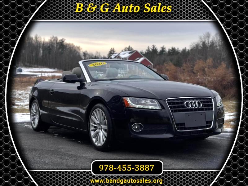 2010 Audi A5 Cabriolet 2.0T FrontTrak Multitronic