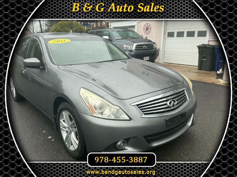 2011 Infiniti G Sedan G37x AWD