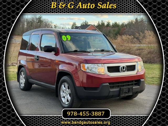 Red (Burgundy) 2009 Honda Element EX AWD SUV / Crossover All-Wheel Drive Automatic