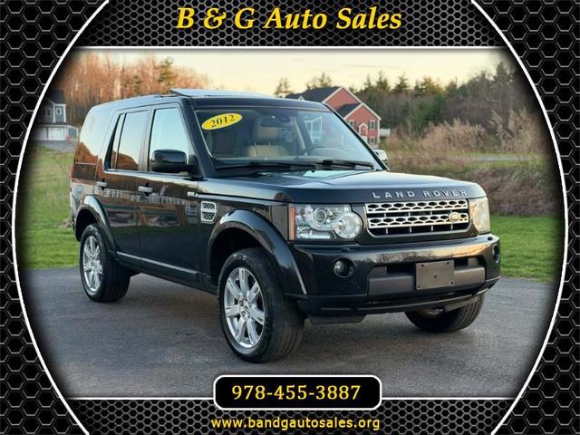 Black 2012 Land Rover LR4 Base SUV / Crossover Four-Wheel Drive Automatic