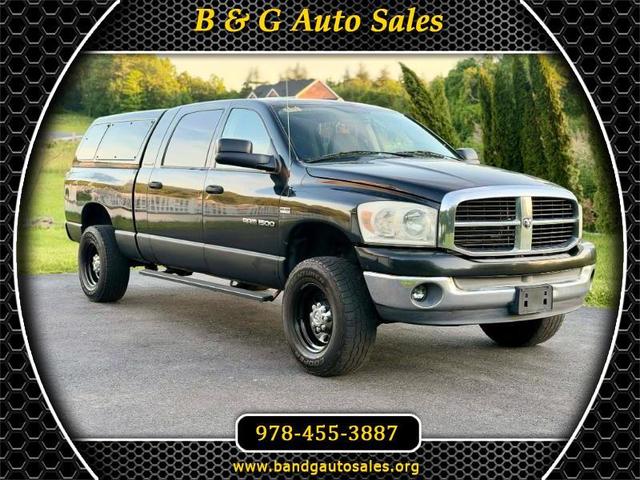 Black 2006 Dodge RAM 1500 Laramie Mega Cab 4WD Pickup Truck Four-Wheel Drive Automatic