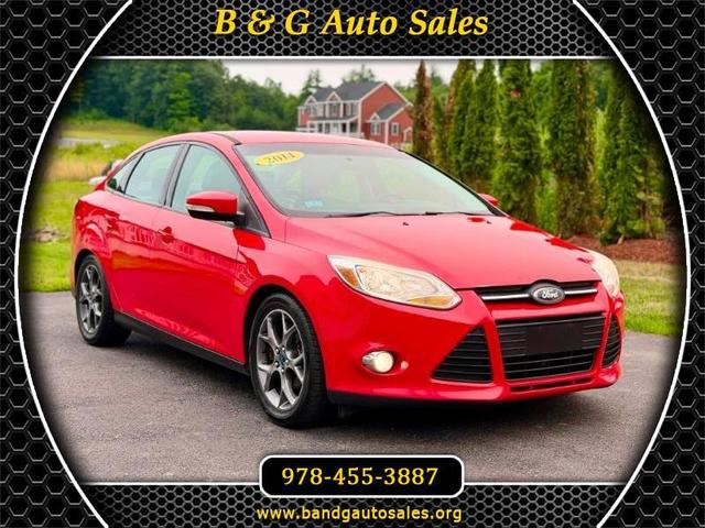 Red 2014 Ford Focus Sedan Front-Wheel Drive Automatic