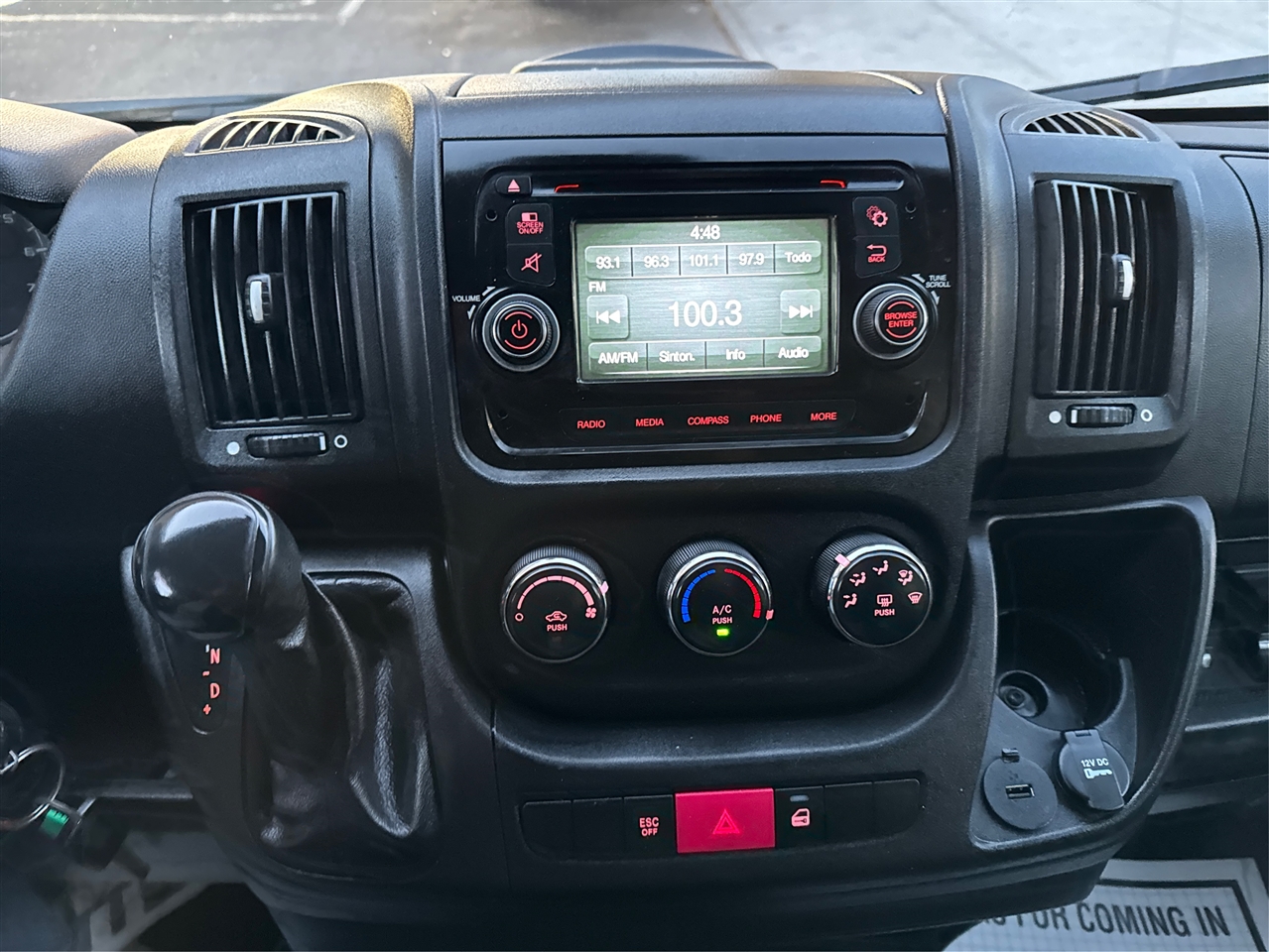 RAM ProMaster Cargo Van 1500 High Roof 136" WB 2014