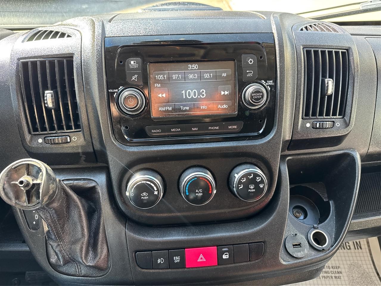 RAM ProMaster Cargo Van 1500 Low Roof 136" WB 2018