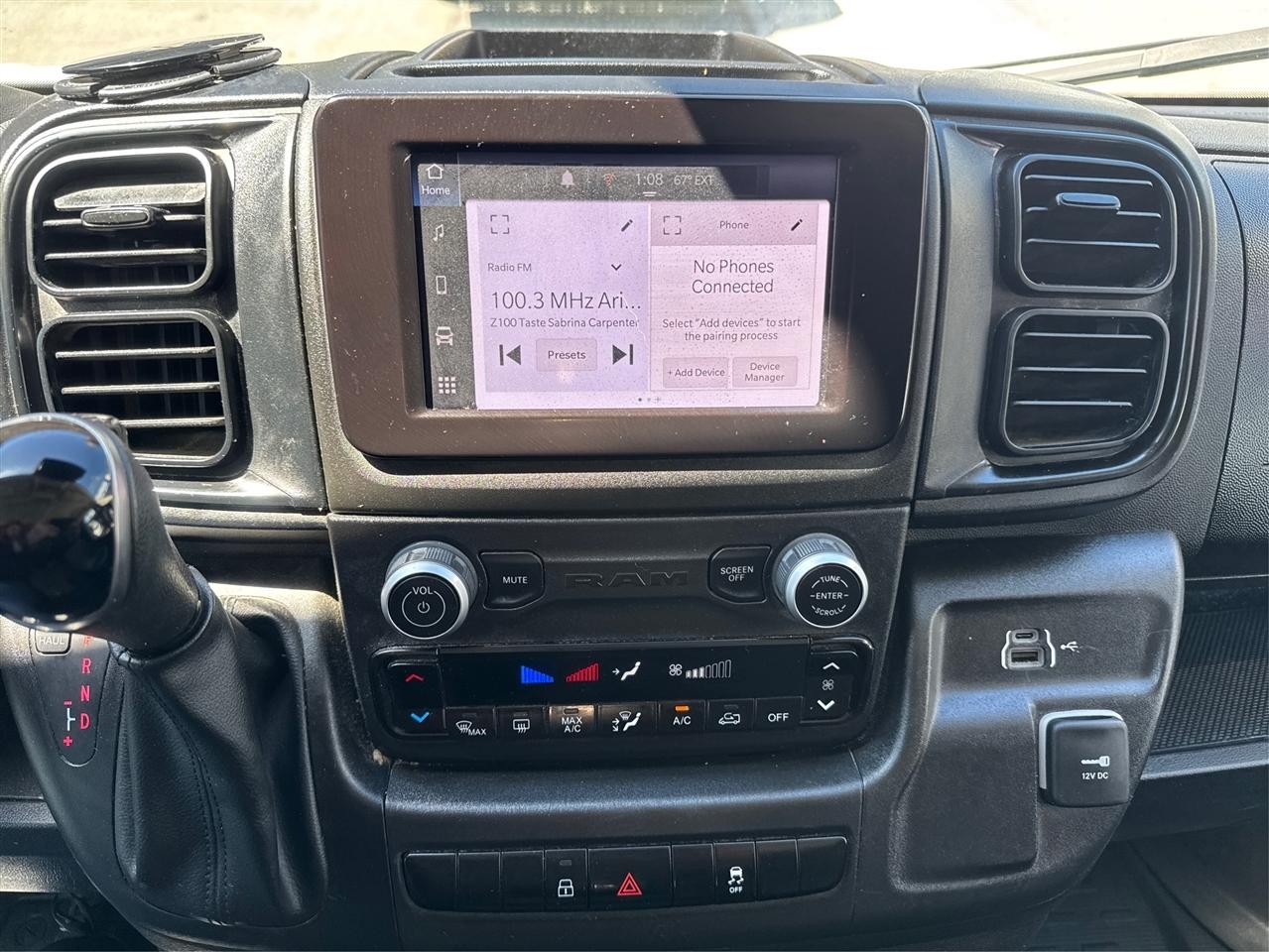 RAM ProMaster Cargo Van Tradesman 2500 High Roof 159" WB w/Pass Seat 2025