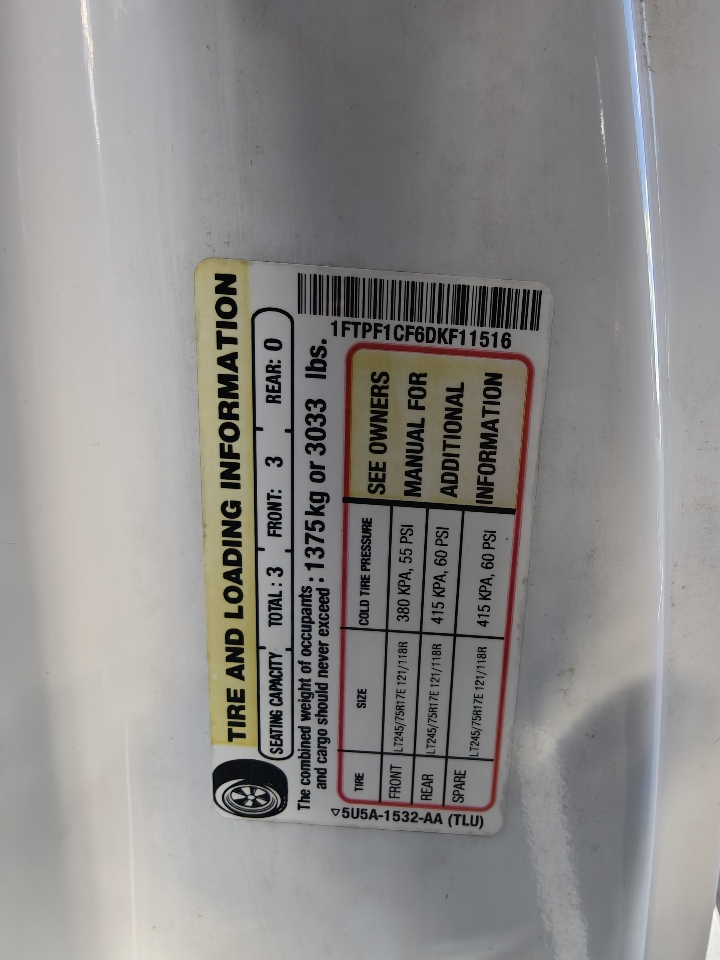 Ford F-150 2WD Reg Cab 122.5" XL 2013 Ford F-150 2WD Reg Cab 122.5" XL 2013