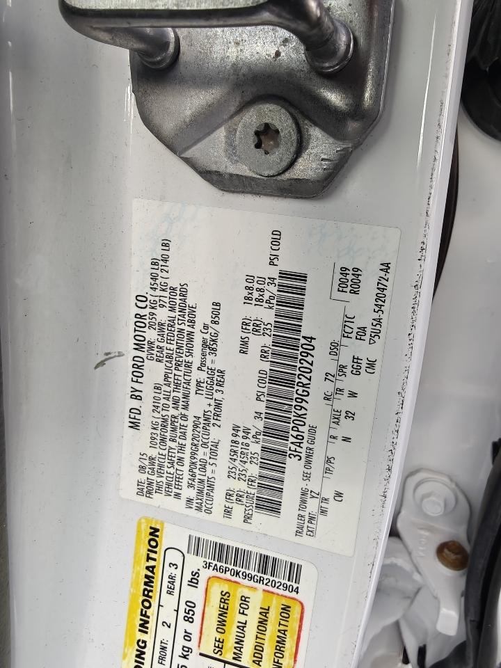 Ford Fusion Titanium 2016