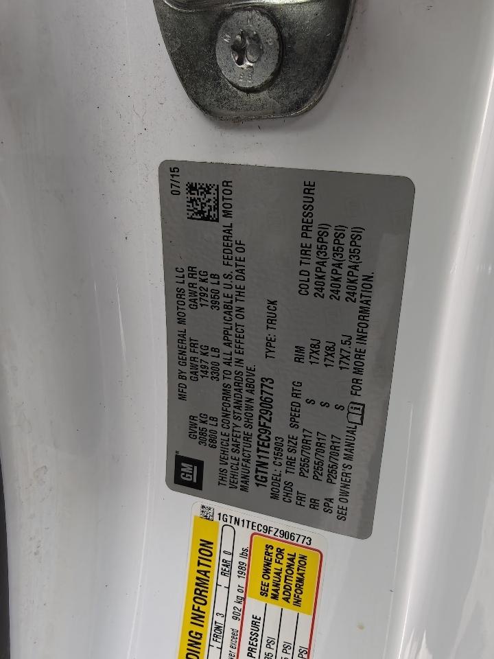 GMC Sierra 1500 Base Long Box 2WD 2015