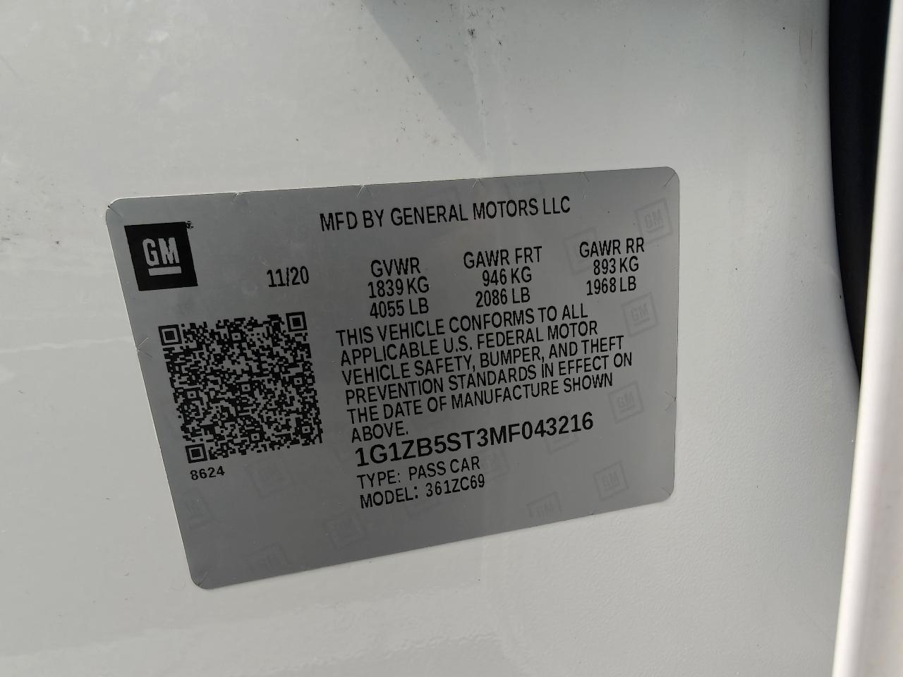 Chevrolet Malibu LS 2021