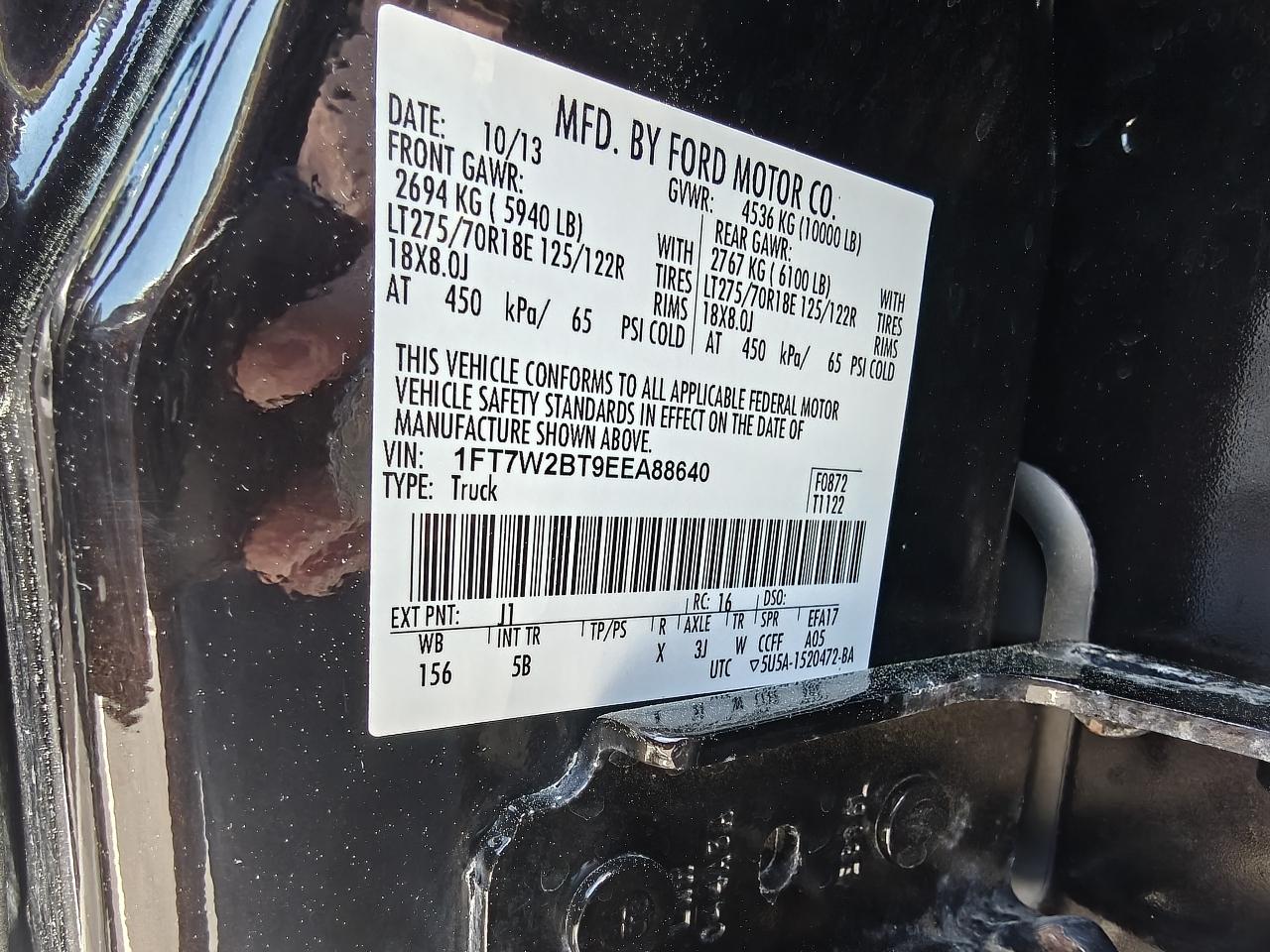 Ford F-250 SD XLT Crew Cab Long Bed 4WD 2014