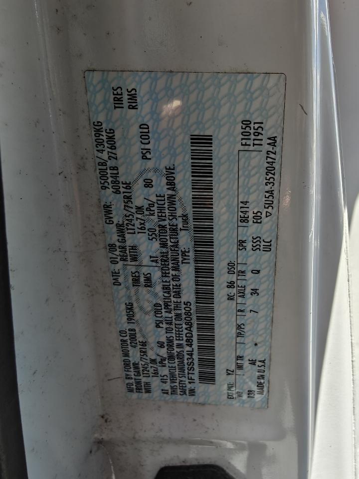 Ford Econoline E350 Super Duty Extended 2008