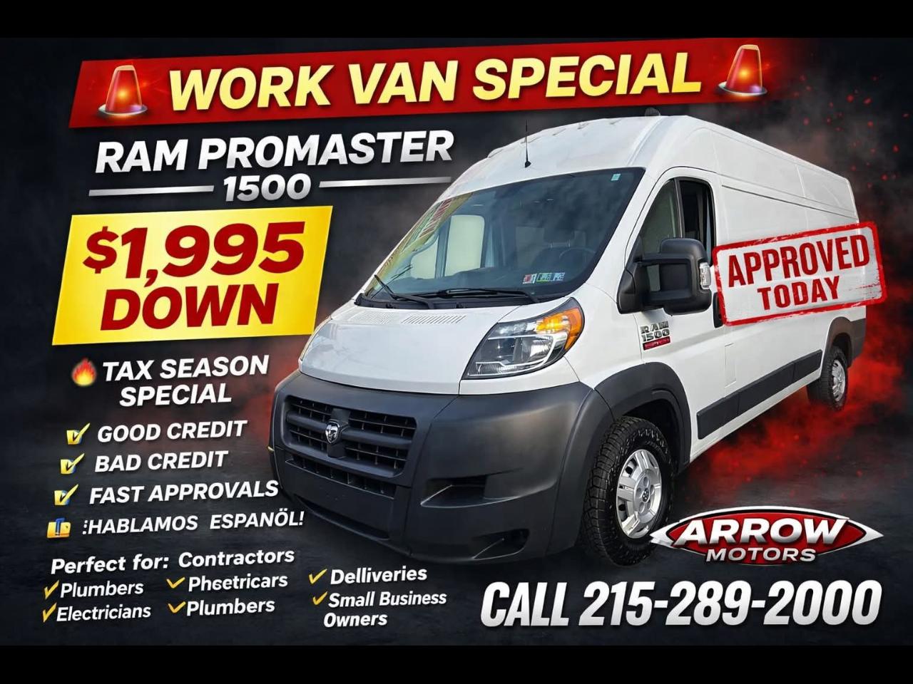 2018 RAM ProMaster Cargo Van Base