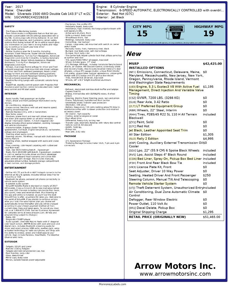 Chevrolet Silverado 1500  2017