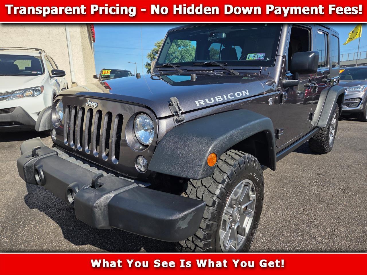 2016 Jeep Wrangler Unlimited Unlimited Rubicon Sport Utility 4D