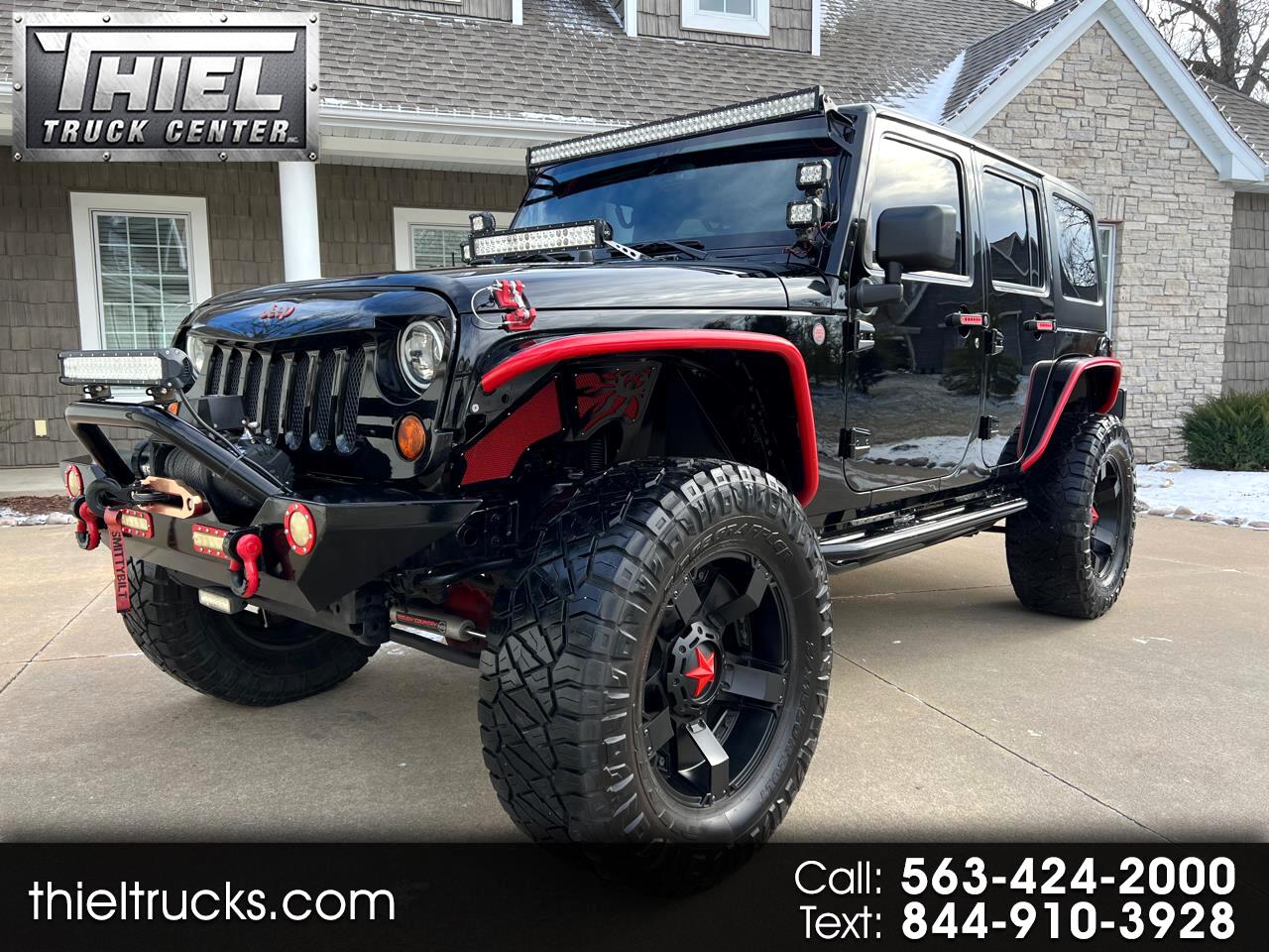 Used 2014 Jeep Wrangler Unlimited Sahara 4WD for Sale in Pleasant Valley IA  52767 Thiel Truck Center Inc