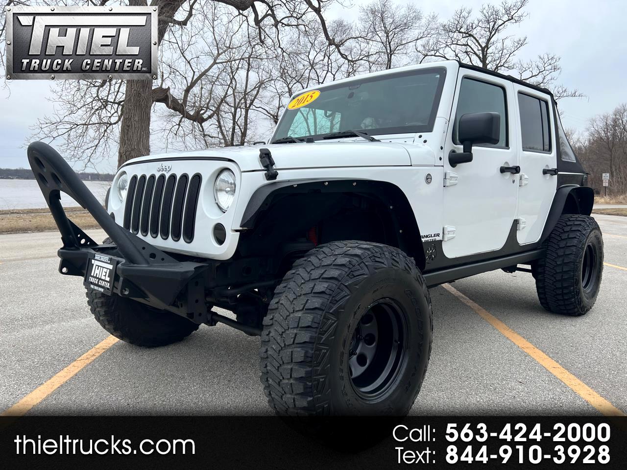 Used 2015 Jeep Wrangler Unlimited Sport 4WD for Sale in Pleasant Valley IA  52767 Thiel Truck Center Inc