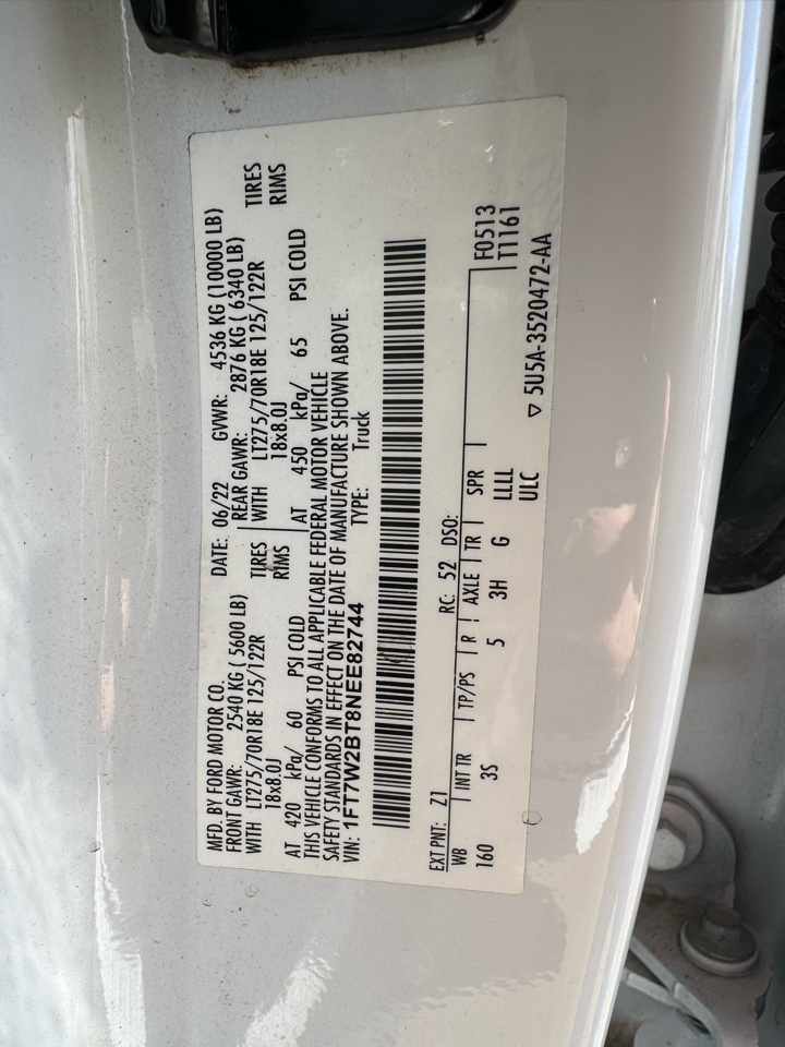 Ford Super Duty F-250 SRW XLT 4WD Crew Cab 6.75' Box 2022