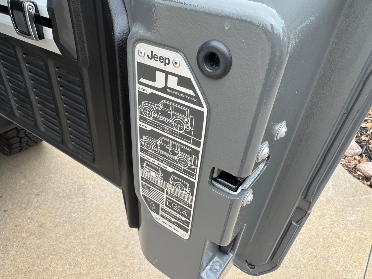 Jeep Wrangler Unlimited Sport S 4x4 2019