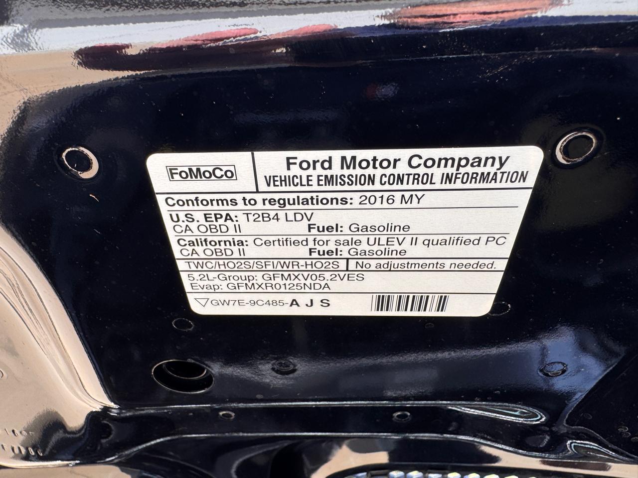 Ford Mustang 2dr Fastback Shelby GT350 2016