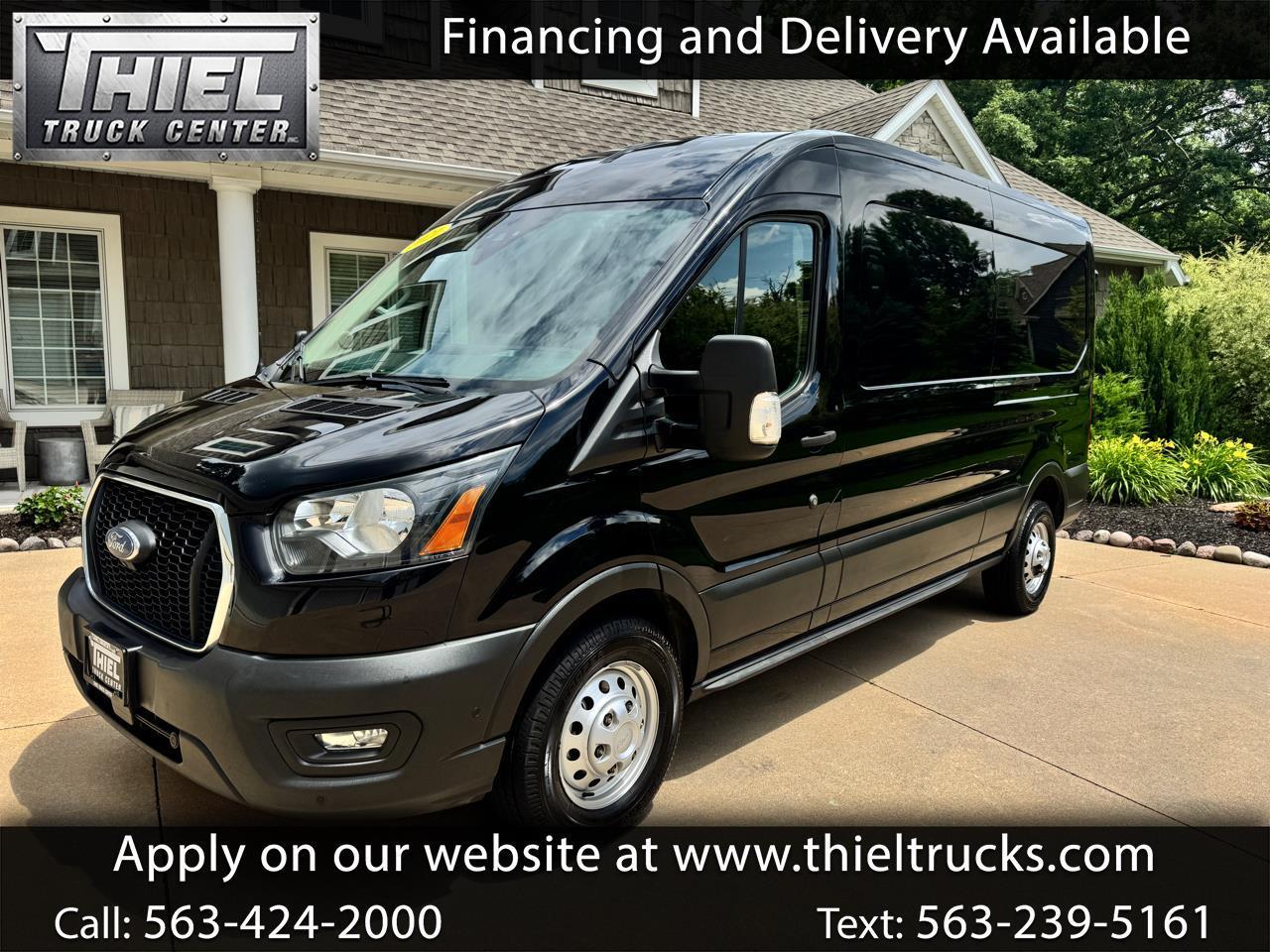 2021 Ford Transit Cargo Van T-350 130" Med Rf 9500 GVWR AWD