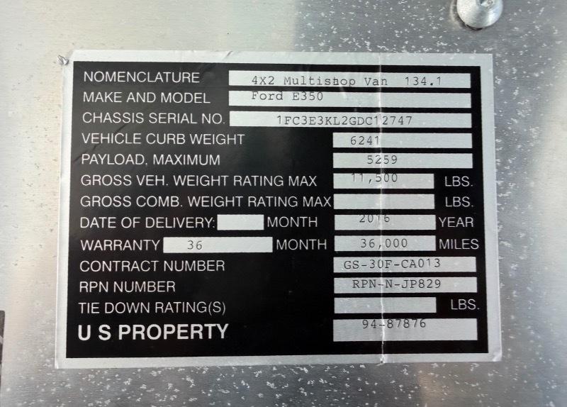 Ford Econoline E350 2016