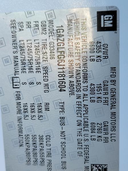 Chevrolet Express LS 3500 2018