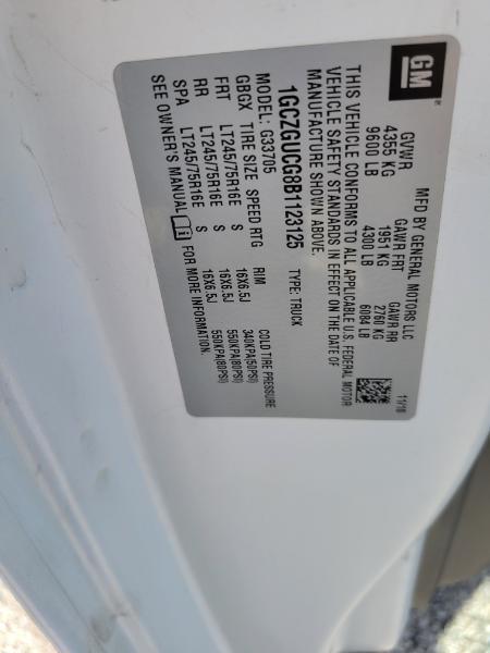 Chevrolet Express 3500 Cargo Extended 2011