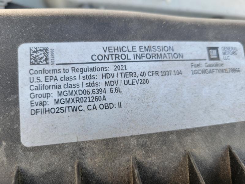 Chevrolet Express 2500 Cargo 2021