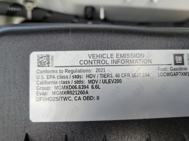 Chevrolet Express 2500 Cargo 2021