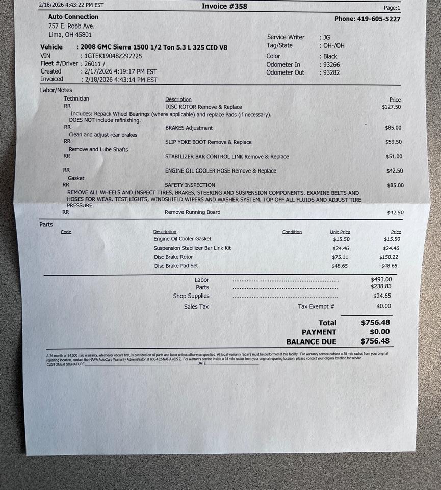 GMC Sierra 1500 4WD Ext Cab 143.5" SLE1 2008