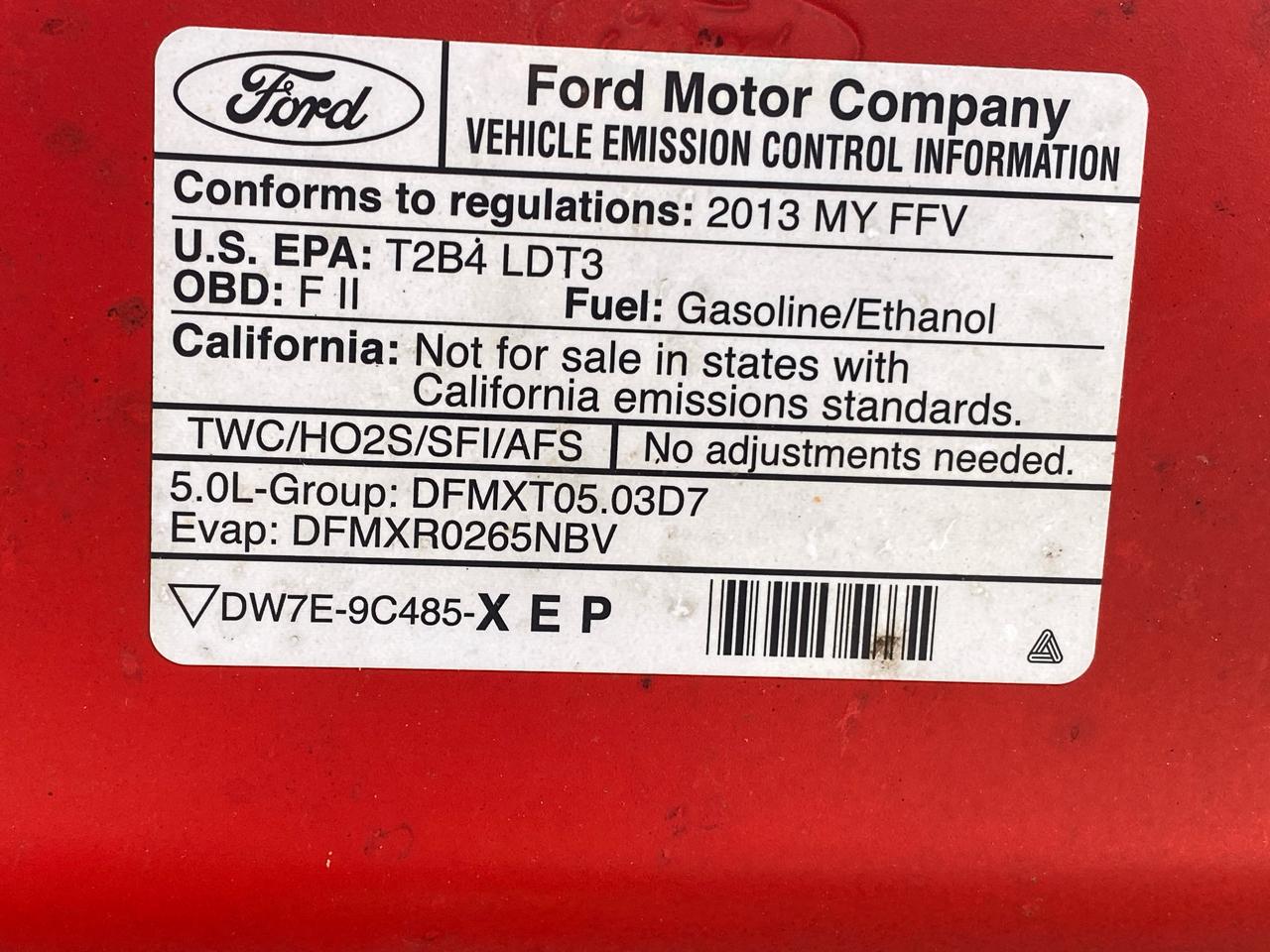 Ford F-150 4WD SuperCab 145" STX 2013