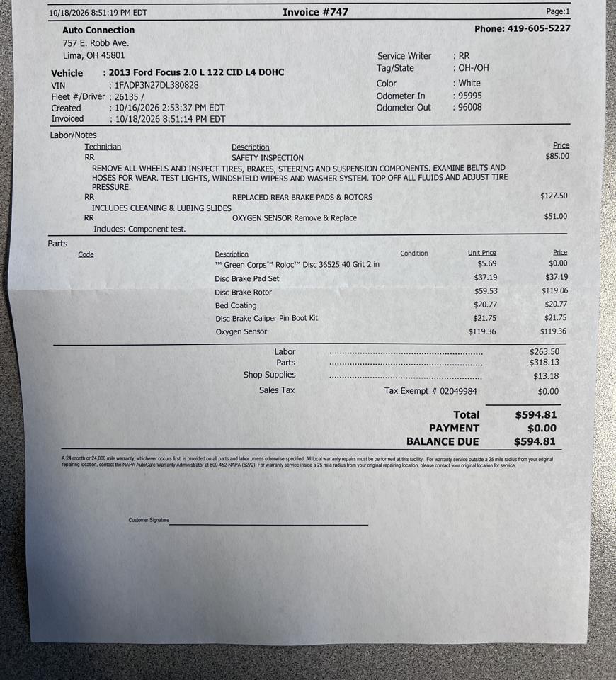 Ford Focus 5dr HB Titanium 2013