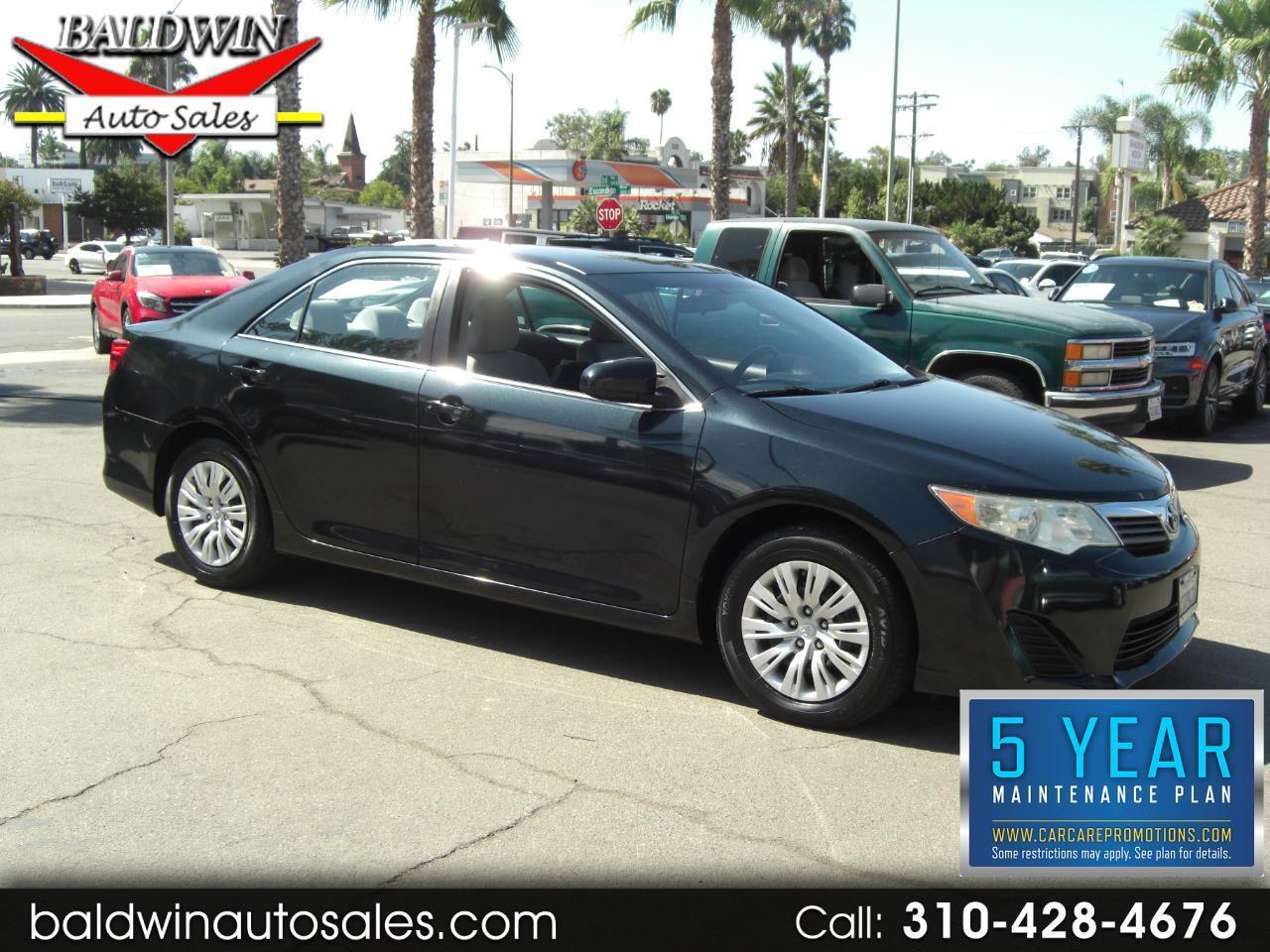 Toyota Camry 4dr Sdn I4 Auto L (Natl) 2012