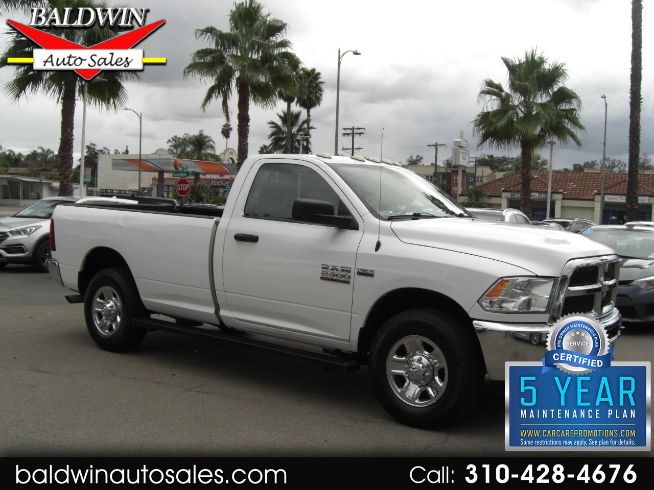 RAM 2500 Tradesman 4x2 Reg Cab 8' Box 2018